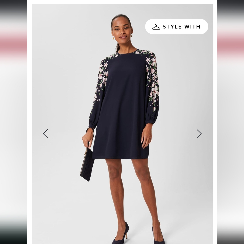 ZOEY A LINE FLORAL DRESS